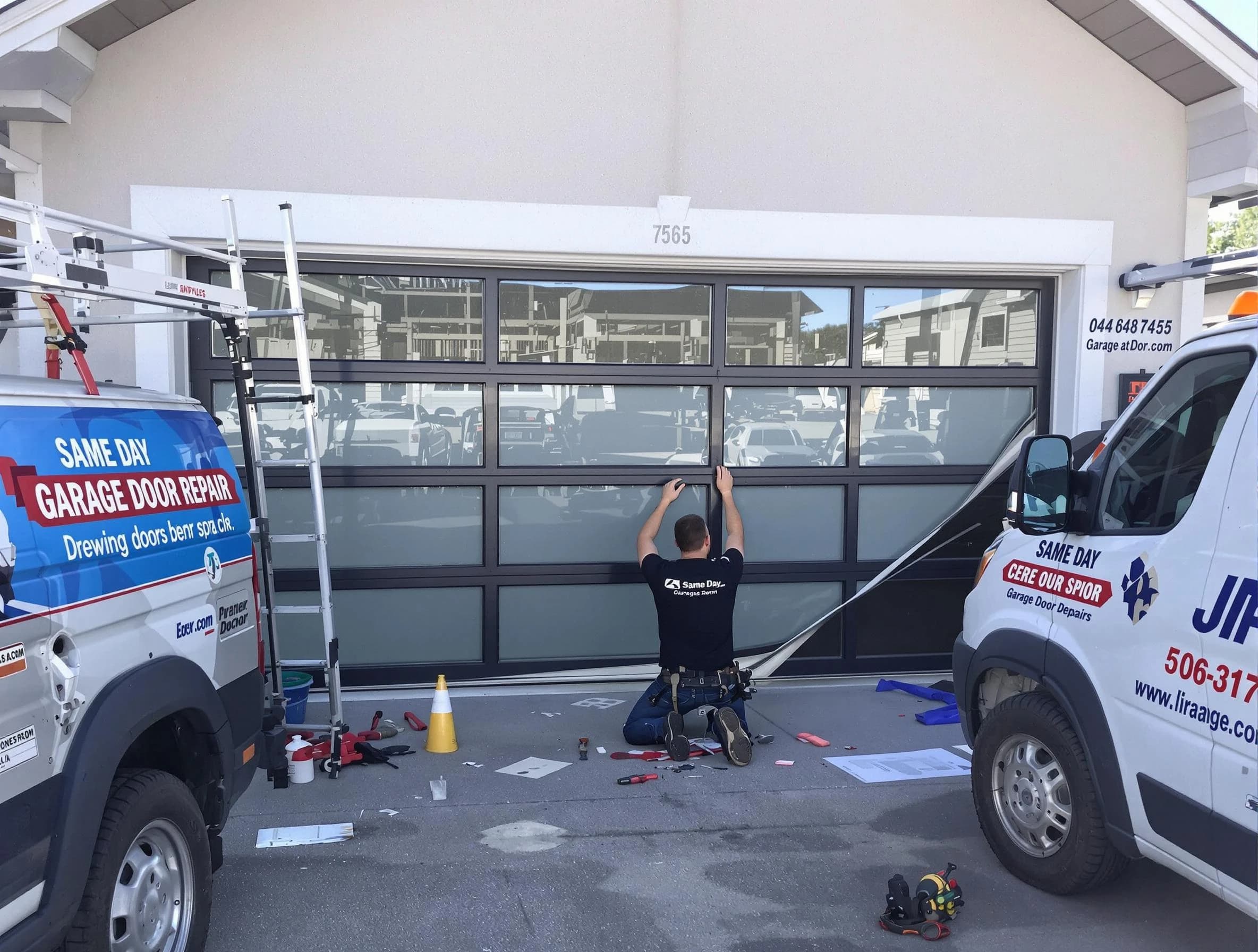 Harrah Garage Door Repair providing same-day garage door repair in Harrah