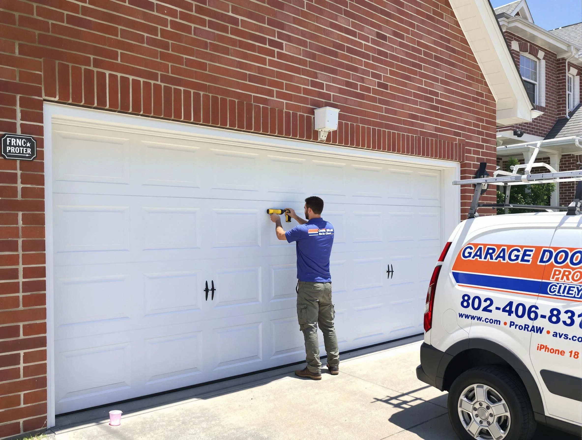 Local garage door repair service by Harrah Garage Door Repair in Harrah
